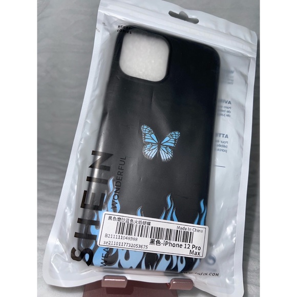 Blue Flamed Butterfly iPhone 12 Pro Max Case 🦋 - Picture 8 of 17